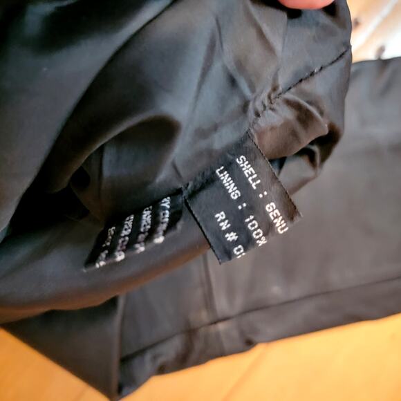 Steve Madden Vintage 100% Leather Black Pants Size 8 - Picture 8 of 11